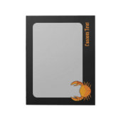 Bloc-note Crab orange (Tourné)