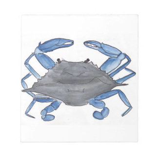 Bloc-note Crabe bleu