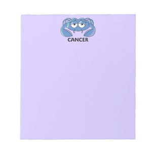 Bloc-note Crabe bleu cancéreux