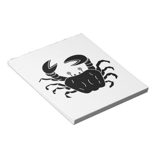 Bloc-note Crabe de rivière (Incliné)