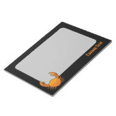 Bloc-note Crabe orange (Incliné)