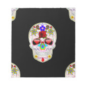 Bloc-note crâne à sucre (Devant)