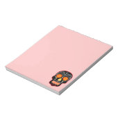 Bloc-note Crâne à sucre noir (Tourné)