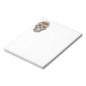 Bloc-note Crâne à sucre rose jaune (Tourné)