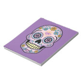 Bloc-note Crâne de sucre pourpre (Tourné)