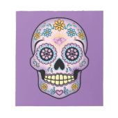 Bloc-note Crâne de sucre pourpre (Devant)