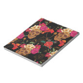 Bloc-note crâne floral (Tourné)