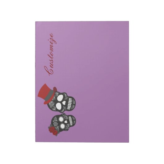 Bloc-note Crânes noirs Duo Thunder_Cove (Tourné)