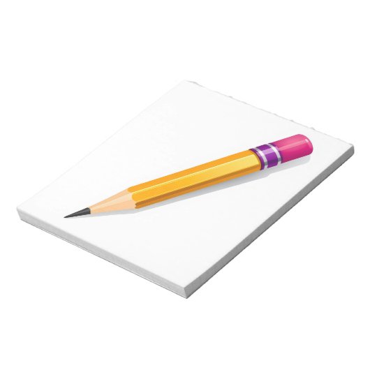 Bloc-note crayon en bois (Tourné)