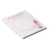 Bloc-note Crayon Mignon Petits Mots Rappels pour Enseignants (Incliné)