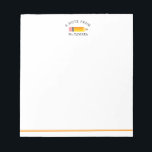 Bloc-note Crayon Orange Cute Du Nom De L'Enseignant Personna<br><div class="desc">Faites sourire un enseignant avec notre Crayon mignon Orange personnalisé Une Note de Note Pad! Ce cadeau d'enseignant personnalisé est une façon réfléchie d'express votre gratitude et votre admiration. Que ce soit pour la rentrée scolaire ou juste pour montrer votre appréciation, ce carnet de notes mignon et personnalisable est sûr...</div>