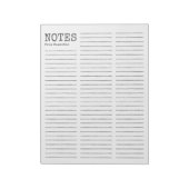 Bloc-note Crayon Rond À Trois Colonnes (Tourné)