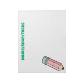 Bloc-note Crayon Rose Kawaii (Tourné)