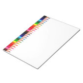 Bloc-note Crayons colorés (Incliné)