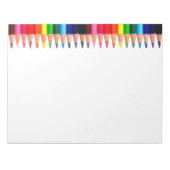 Bloc-note Crayons colorés (Devant)