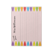 Bloc-note Crayons Personnalisés Cadeaux de Reconnaissance de (Tourné)