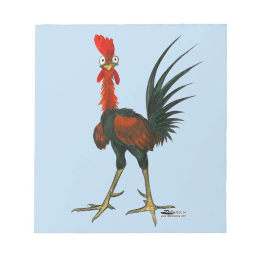 Bloc-note Crazy rooster (Devant)