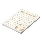 Bloc-note Cream Puff Pâtisserie Chef Épicerie Food Shopping  (Tourné)