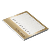 Bloc-note CREATE-YOUR-OWN Custom uploader votre or design (Incliné)