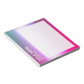 Bloc-note CREATE-YOUR-OWN Custom uploader votre or design (Incliné)
