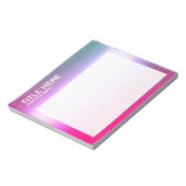 Bloc-note CREATE-YOUR-OWN Custom uploader votre or design (Tourné)