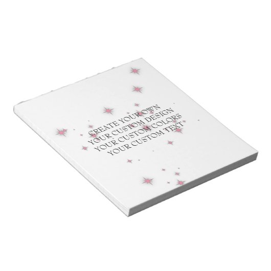 Bloc-note Create Your Own - Your Image Here (Incliné)