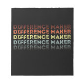 Bloc-note Création de différences Vintage (Devant)