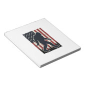 Bloc-note Créature Sauvage Patriotique Drapeau Vintage Vecte (Incliné)
