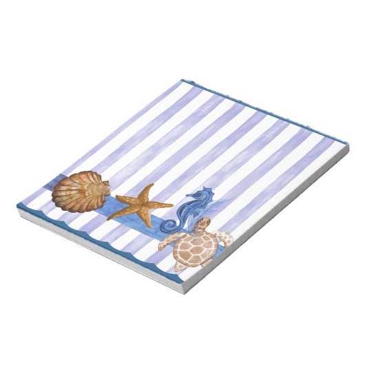 Bloc-note Créatures marines nautiques (Tourné)