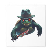 Bloc-note Creepy Scary Halloween Turtle T-Shirt (Devant)