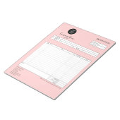 Bloc-note Créer un devis d'entreprise, facture, ajoutez votr (Incliné)