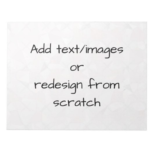 Bloc-note Créer votre propre Customisé (Devant)