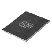 Bloc-note Créer votre propre - Votre conception personnalisé (Tourné)