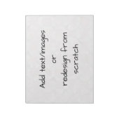 Bloc-note Créez vos propres produits personnalisés (Tourné)