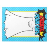 Bloc-note Créez votre fiche d'activité Cape Superhero Party (Devant)