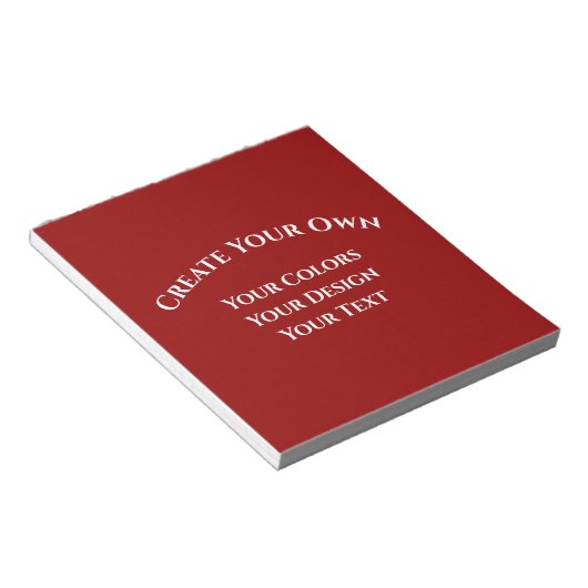 Bloc-note Créez votre propre (Incliné)