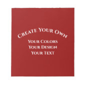 Bloc-note Créez votre propre (Devant)