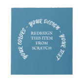 Bloc-note Créez votre propre (Devant)