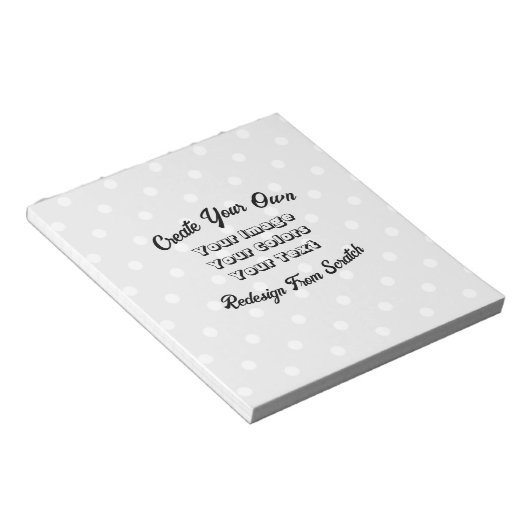 Bloc-note Créez votre propre (Incliné)