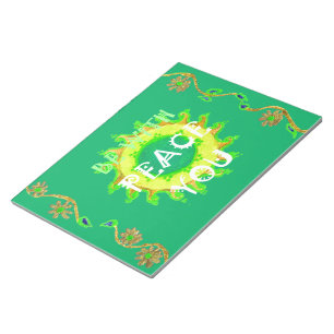 Bloc-note Créez votre propre Avoir une belle journée Paix So