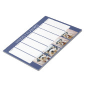 Bloc-note Créez votre propre collection photo Navy 4 photos (Incliné)