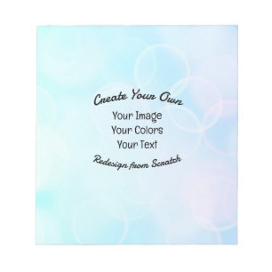 Bloc-note Créez votre propre conception/logo personnalisé