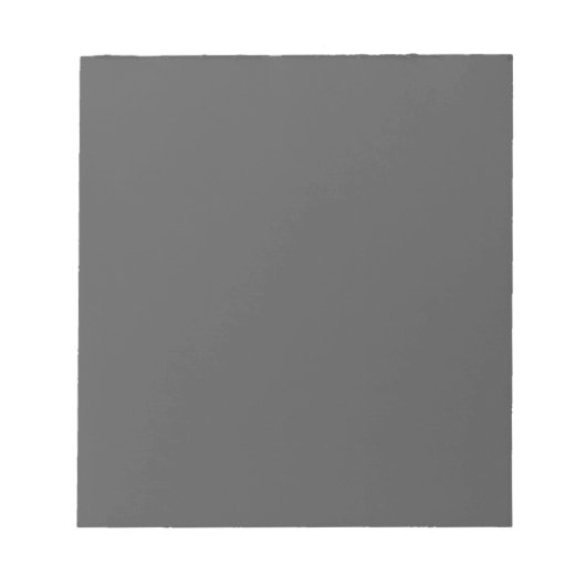 Bloc-note Créez Votre Propre Conception Personnalisée Gris F (Devant)
