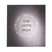 Bloc-note Créez votre propre Customisé (Devant)