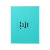 Bloc-note Créez votre propre cyan (Tourné)