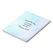 Bloc-note Créez Votre Propre Design/Logo Personnalisé (Tourné)