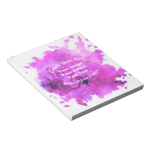 Bloc-note Créez Votre Propre Design Sur Mesure (Incliné)