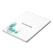 Bloc-note Créez Votre Propre Élégant Blanc (Tourné)