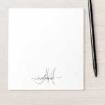 Bloc-note Créez Votre Propre Monogramme Personnalisé Et Un S<br><div class="desc">Créez vos propres blocs-notes personnalisés avec votre nom manuscrit personnalisé et votre monogramme. Pour modifier ce modèle de conception, modifiez les champs de texte comme indiqué ci-dessus. Vous pouvez facilement ajouter du texte ou des images, customiser des polices et des couleurs. Offrez-vous un cadeau parfait pour votre famille, vos amis,...</div>