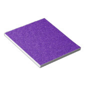 Bloc-note Créez votre propre Parties scintillant violette (Incliné)